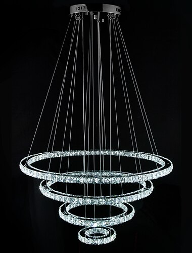  moderne led ring kristall kronleuchter diy form innen pendelleuchte lampe hängende kronleuchter lichter beleuchtung kristalle hängelampen
