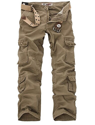  Herr Militärbyxor Vandringsbyxor Arbetsbyxor Kamouflage Sommar Vår Vinter Utomhus Ripstop Multi-pocket Mjuk Slitstyrka Byxa Underdelar Svart Armégrön Bomull Arbete Jakt Fiske 28 29 30 31 32