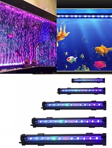  светодиодные лампы для выращивания растений свет для аквариума красочные пузыри маленькие зажимы для аквариума полоса лампа водонепроницаемый декор трубчатая лампа