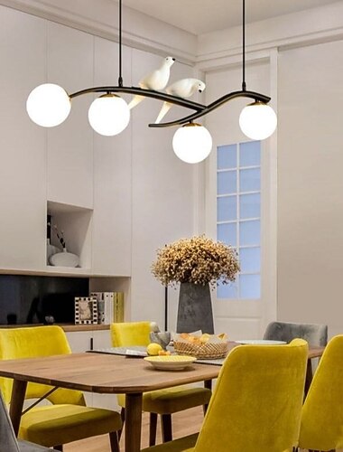  83 cm LED Pendant light Animal Element Geometric Shapes Single Design Pendant Light Metal Artistic Style Modern Style Sputnik Painted Finishes Modern Nordic Style 110-240 V