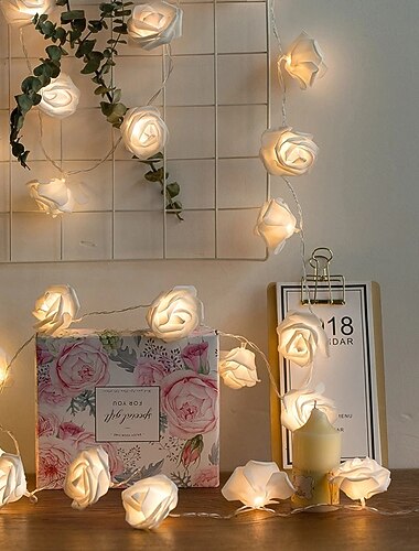  3m 6m String Lichten 20/40 LEDs 1 set Warm Wit Nieuwe Jaar Feest Decoratieve Vakantie USB Aangedreven AA Batterijen Aangedreven