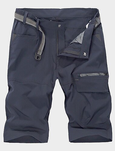  menns fotshorts fottureshorts 5 lommer taktisk shorts militær sommer utendørs 12 "ripstop hurtig tørr multi lommer lett nylon spandex knelengde glidelås lomme elastisk midje