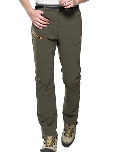  Per uomo Pantaloni da escursione Estate Esterno Impermeabile Comfort Traspirante Asciugatura rapida Pantaloni Nero Verde militare Elastene Caccia Pesca Campeggio / Escursionismo / Speleologia L XL