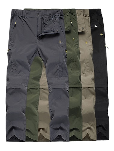  Damskie Spodnie przekształcane w szorty Spodnie turystyczne Lato Wiosna Jesień Na wolnym powietrzu Szybkie wysychanie Odvádí pot Odporność na zużycie Odporne na zarysowania Spodnie Doły Elastyczny pas