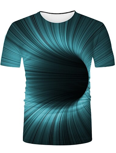  Herren Unisex Graphic 3D-Druck Hemd T Shirt Tee Kurzarm T-Shirt 3D-Druck Rundhalsausschnitt Hemd Modisch Cool Basic Casual Täglich Wochenende Schwarz / Weiß Gelb Blau Bekleidung Übergröße S M L XL