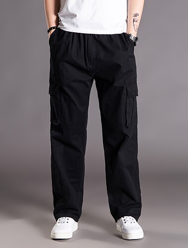  Per uomo Pantaloni da escursionismo Pantaloni da Lavoro Pantaloni cargo da escursionismo Estate Primavera Esterno Ripstop Delicato sulla Pelle Asciugatura Rapida Multi tasche Pantaloni Nero Verde