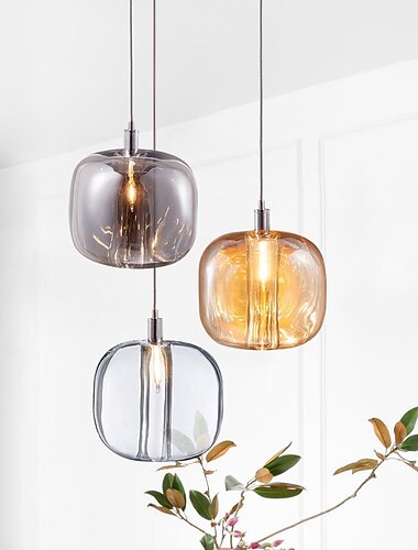  luz pendente led luz de cabeceira nórdica moderna lanterna de 13 cm desgin metal galvanizado presente para amigos da família 110-120v 220-240v