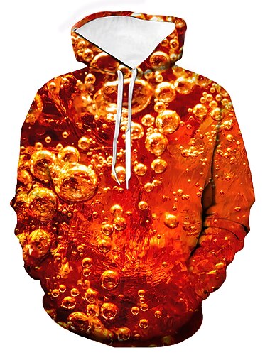  bier hoodie, 3D schuimend bierpul all-over print sweatshirt voor heren, grappige drink grafische trui, feest weekend nieuwigheid kleding, s m l xl xxl xxxl