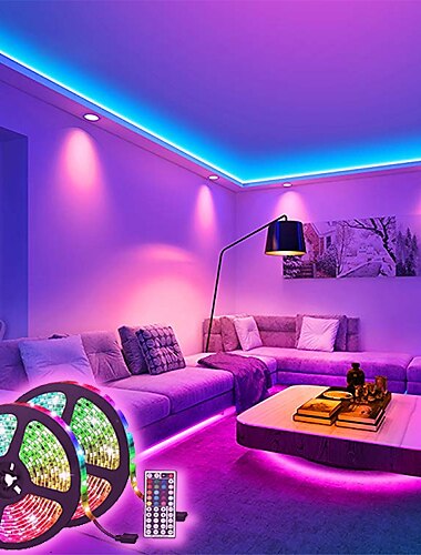  10 m 32.8ft led strip licht dimbare licht sets rgb kleur veranderende 600 leds 5050 smd afstandsbediening ip44 voor diy home party decor