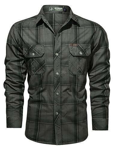  Hombre Camisa para senderismo Camisa de pesca Camisa militar táctica Manga Larga Chaqueta Camisas Camiseta Al aire libre Transpirable Secado rápido Ligero Reductor del Sudor Verano Blanco crema