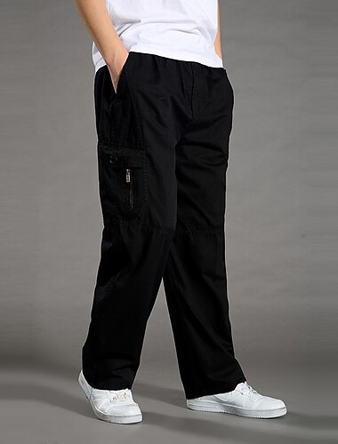  Per uomo Pantaloni da escursionismo Pantaloni da Lavoro Pantaloni cargo da escursionismo Estate Primavera Esterno Ripstop Delicato sulla Pelle Asciugatura Rapida Multi tasche Pantaloni Nero Verde