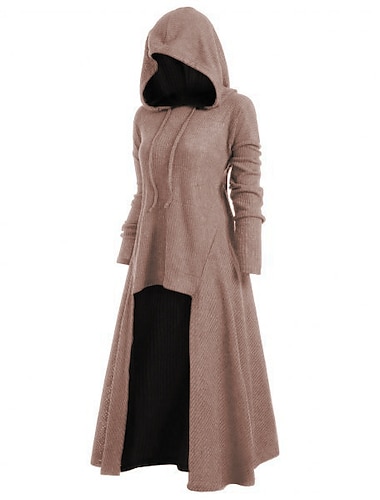  Mujer Pull-over Color sólido Casual Manga Larga Ajuste regular Cárdigans suéter Otoño Invierno Vino Negro Rosa