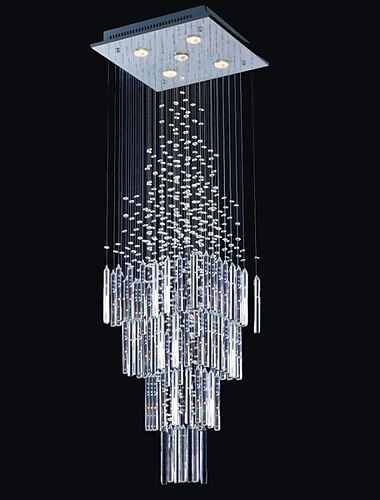  moderne kristallen kroonluchter plafondlamp voor trap trap lichten luxe hotel villa ijdelheid slaapkamer hangende lamp plafond hanger