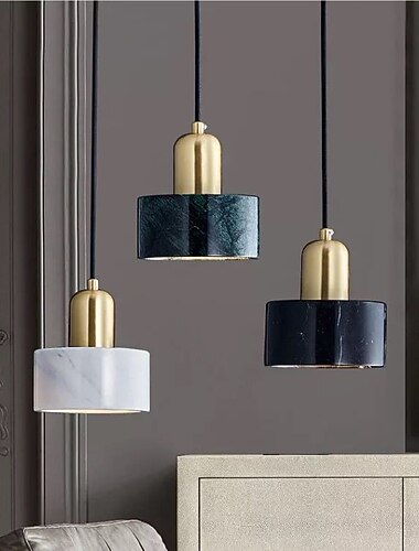  suspension led lampe de chevet nordique 15 cm formes géométriques suspension cuivre style artistique style moderne classique électrolytique 110-120v 220-240v cadeau pour les amis de la famille