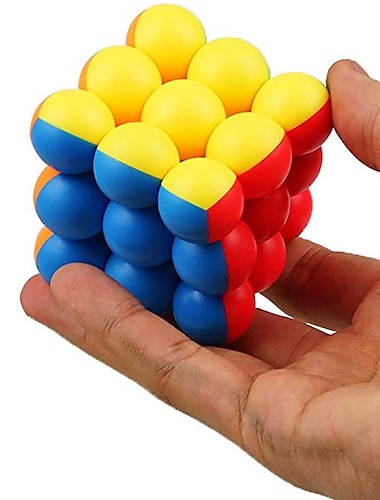  Yongjun 3x3 magic cube 3x3x3 stickerless round bead speed cube rompecabezas juguetes creativo regalo de descompresión