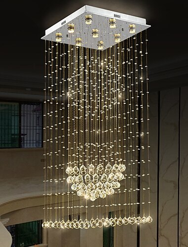 led moderne kristallen kroonluchter kristallen plafondlamp woonkamer lustres decoratie home verlichting indoor lamp hanglamp armaturen