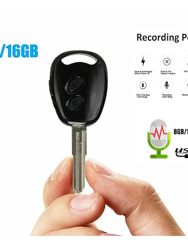  m8 mini registratore vocale digitale registratore ad attivazione vocale micro registratore di suoni chiave per auto lettore mp3 portatile conveniente per un regalo di natale a lungo