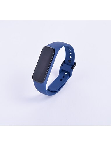  Uhrenarmband für Samsung Galaxy Fit E SM-R375 Silikon Ersatz Gurt mit Fall Elasthan Atmungsaktiv Sportarmband Armband