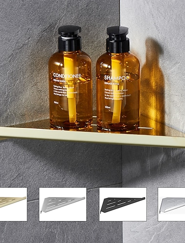  Badezimmer Regal Neues Design / Farbwechsel Moderne / Modern Edelstahl 1 Stück - Bad Wandmontage