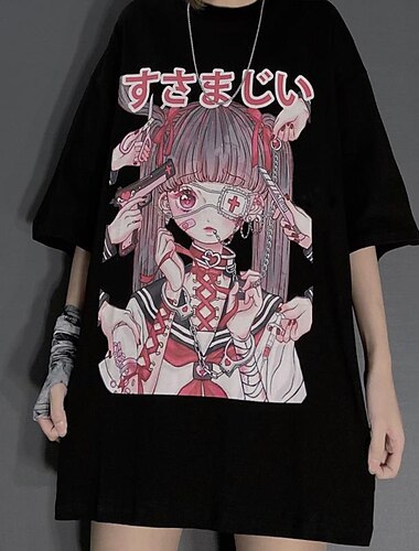  Buchstabe Cosplay Cosplay Kostüm T-Shirt-Ärmel Zurück zur Schule Bedruckt Für Herren Damen Erwachsene Zurück zur Schule