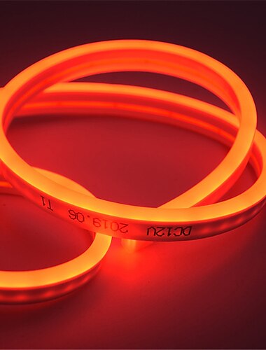  Neonstreifen LED-Licht flexibel DC 12 V wasserdicht IP67 SMD 2835 Seilschlauch weiß blau rot grün Dekoration für Weihnachtsferien drinnen im Freien