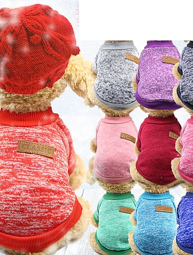  Cachorros Gatos Moletom Moletons Elegante Estilo bonito Adorável Respirável Macio Dia a Dia Casual / Diário Roupas para cães for Buldogue Bichon Frise Pomerânia Small Médio