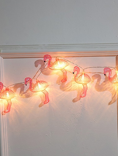  3m 1,5m flamingo merkkijono valot akku tai usb käyttö keiju merkkijono valot hääloma lastenhuone kodin sisustus