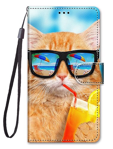  Telefoonhoesje voor iPhone 16e iPhone 16 iPhone 15 Pro Max Plus iPhone 14 13 12 11 Pro Max Mini SE X XR XS Max 8 7 Plus Portemonnee Hoes Flip Cover met Standhouder Cartoon TPU PU Leer