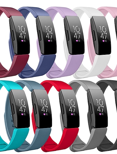  Pásek hodinek pro Fitbit Inspire 2 / Inspire HR / Inspire Ace 2 Silikon Výměna, nahrazení Popruh Měkký povrch Prodyšné Sportovní značka Náramek