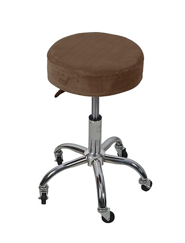  ronde barkruk hoezen fluweel stretch eetkamerstoel hoes kussen hoes elastisch zacht en wasbaar voor bruiloft, bruiloft