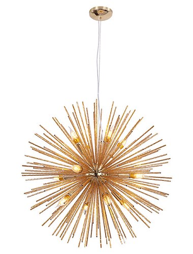 LED Pendelleuchte Kristall Kronleuchter 9-Licht Feuerwerk moderne Sputnik Kronleuchter Pendelleuchte für Wohnzimmer Esszimmer und Schlafzimmer