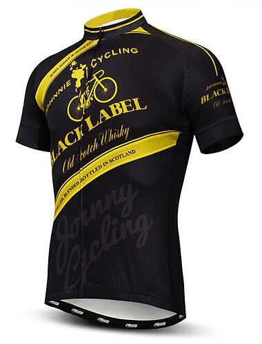  Herren Radtrikot Geometrisch Gemustert Geometrie Kurzarm Fahhrad Trikot Oberteil mit 3 Gesäßtaschen Mountainbike MTB Straßenradsport Schnelltrocknend Frontreißverschluss Rückentasche