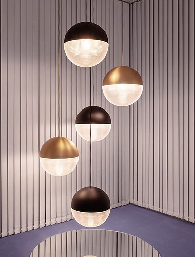  LED suspension lumière de chevet moderne nordique minimaliste lampe en verre chambre personnalité designer restaurant bar