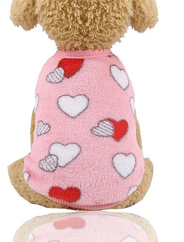  Honden Katten Sweatshirt Gilet Elegant leuke Style Aanbiddelijk Ademend Zacht Dagelijks gebruik Casual / Dagelijks Hondenkleding for Bulldog Bichon Frise pomeranian Small Gemiddeld