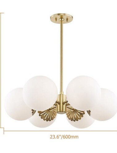  LED-Deckenleuchte 15 cm Globus Design Unterputzleuchten Metall geometrisches Messing modern 220-240v