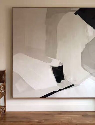  oliemaleri håndlavet håndmalet væg kunst minimalistisk kunst boligindretning indretning rullet lærred ingen ramme ustrakt
