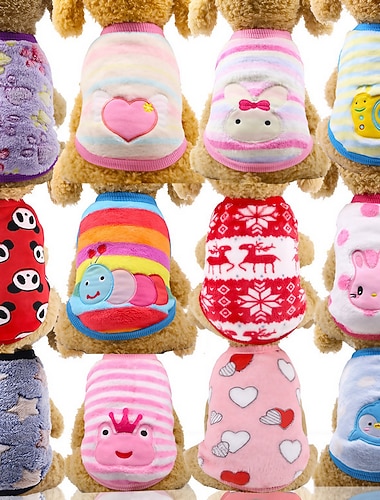  Chien Chat Sweat-shirt Gilet Elégant Le style mignon Adorable Respirable Doux Quotidien Casual Quotidien Vêtements pour chiens for Bouledogue Bichon Frisé Loulou de Poméranie Small Moyen