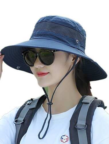  Sombrero Gorro para el Sol Sombrero Bob Empacable Protección UV Transpirable para Algodón Verano Primavera