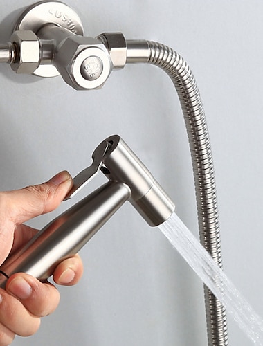  bidet monotrou en inox autonettoyant contemporain / monocommande monotrou