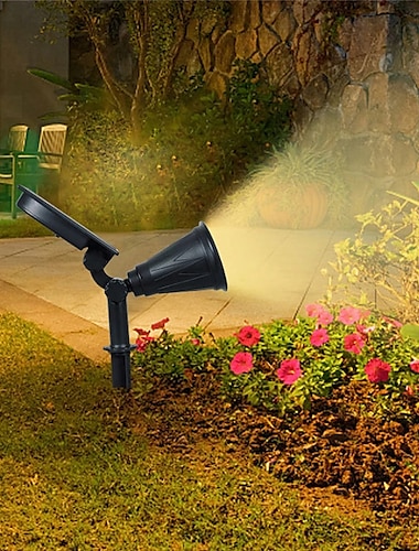  наружные солнечные настенные светильники ip65 водонепроницаемый светильник для лужайки с заменой rgb 4 светодиодных бусины ландшафтные прожекторы садовый газон украшение двора наружный свет