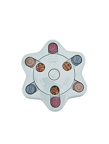  dressplus Hunde-Puzzle-Spielzeug, interaktiver Leckerli-Spender Hunde Slow Feeder Erhöhung iq Hundetrainingsspiele für Hunde (rosa)