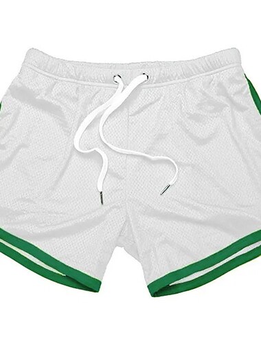  Herren Sportliche Shorts 3-Zoll-Shorts Kurze Shorts Laufshorts Turnhose Sport Fitnessstudio Baden Atmungsaktiv Schnelltrocknend Kordelzug Elastischer Bund Einfarbig Kurz Sportlich Lässig / Sportlich