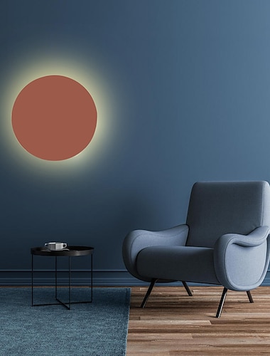  Lightinthebox 1-Licht 20/30 cm LED-Wandlampen, kreisförmiges Design, Wandleuchten, Mini, schlichter/moderner/zeitgenössischer Stil, Wohnzimmer/Schlafzimmer/Esszimmer, Metall-Wandleuchte, 110–120