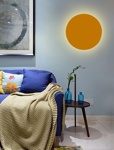 Lightinthebox 1-flammige 15 cm LED-Wandleuchte, runde Design-Wandlampen, Mini, schlichter/moderner/zeitgenössischer Stil, Wohnzimmer, Schlafzimmer, Esszimmer, Metallleuchte, 110–120 V/220–240 V