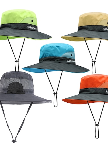  Sombrero Gorro para el Sol Sombrero Bob Empacable Protección UV Transpirable para Nailon Verano Primavera