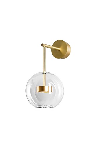  led nástěnná lampa noční světlo nordic bublina model pokoj hotel ložnice skleněná koule nástěnná lampa ložnice noční nástěnná lampa
