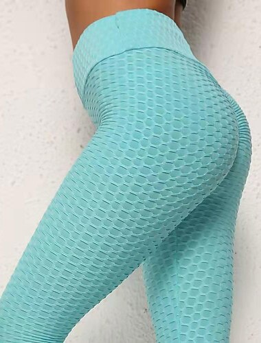  Damen-Leggings mit hohem bund Hosen für Damen Rüschen Strumpfhosen Lange Radhose Gamaschen Unten Bauchkontrolle Kolbenheber 4-Wege-Stretch Purpur Rosa Pudriges Rosa Elasthan