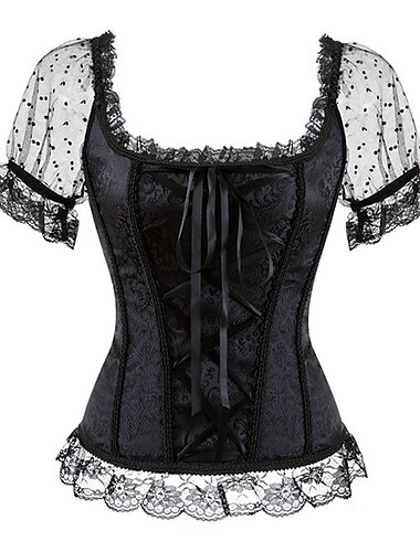  klassische shapewear kurzärmliges palastkleid plastikoberteil korsett retro gericht kostüm körper taille plus größe korsetts abnehmen gürtel trainer former s-6xl