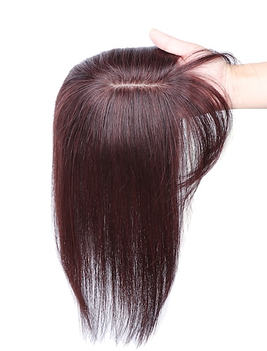  Femme Cheveux Naturel humain Postiches Droit Fabriqué à la machine Doux / Soirée / Homme Fête / Soirée / Usage quotidien / Vacances