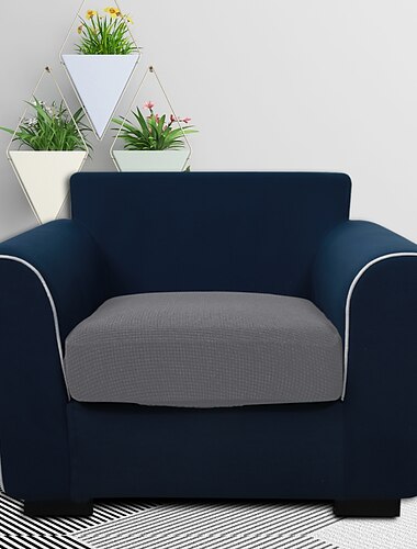  stretch sofa setepute deksel glidelås elastisk sofa lenestol loveseat 4 eller 3 seter vannavvisende grå svart vanlig solid myk slitesterk vaskbar